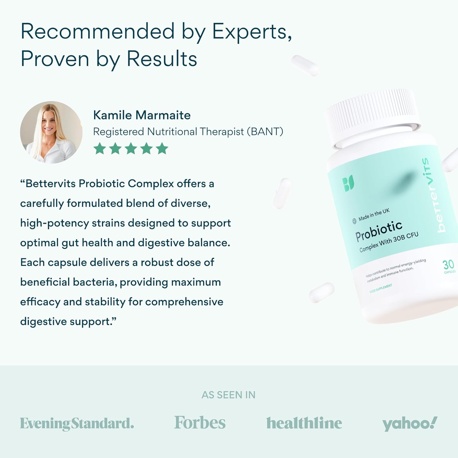 Bettervits Probiotics for Gut Health