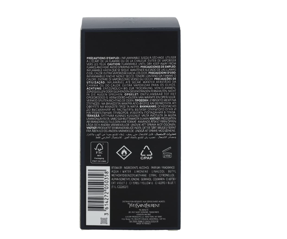 Yves Saint Laurent Y Eau de Parfum for Men – 3.3 oz